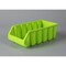 Basicwise Storage Bin, Plastic, Green, 3 in H, 4.5 in W, 8 in L, 6 PK QI003255G.3 - alternate 4